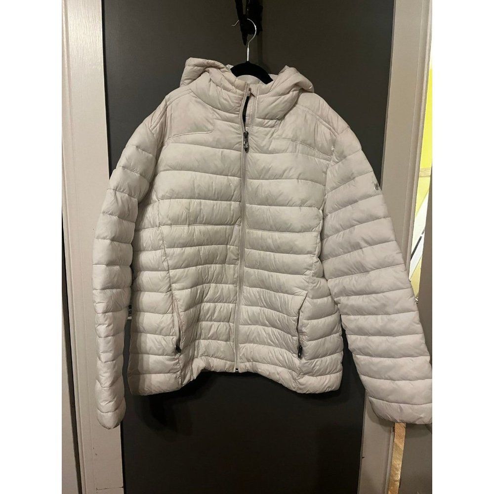 spyder women's size XL white puffer coat jacket